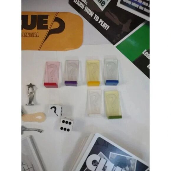 Clue Discover the Secrets 2008 Replacement Parts Question Mark Pawn Weapons Card - Picture 5 of 16